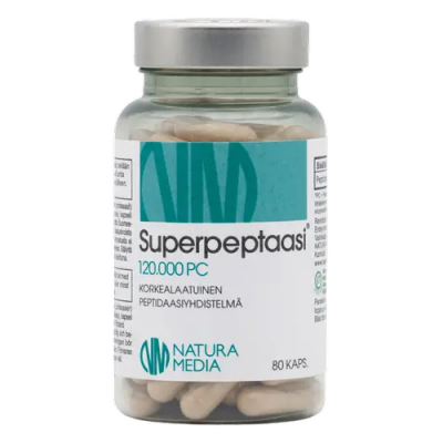 Supereptaasi 120.000 U ( Серрапептаза) 80 капсул
