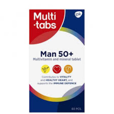 Multi-Tabs man 50+ мультивитамины и минералы для мужчин 60 таблеток